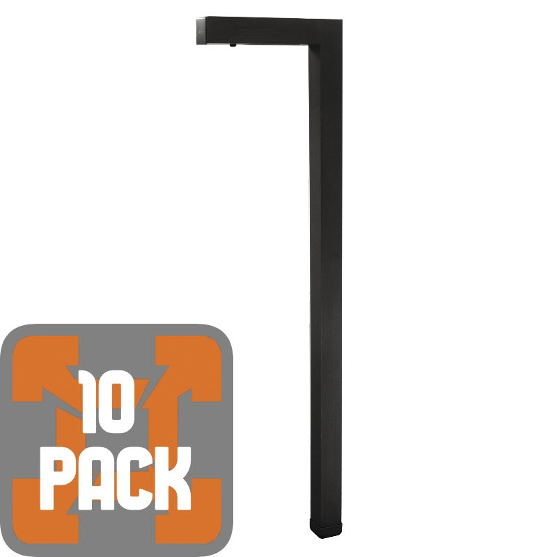 Outdoor LED Path Light, Die Cast Brass, L-shaped (10 PACK)
