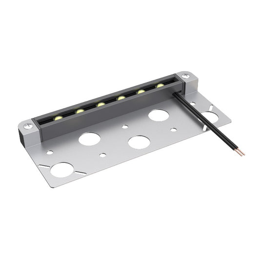 Replaceable Hardscape LED Light, Die Cast Aluminum, Waterproof, 7", 1.5W, 12V, 2700K (20 PACK)