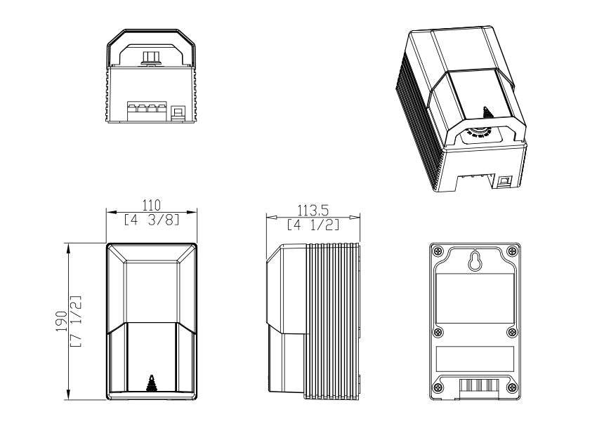 Power Transformer with Photocell, 200W